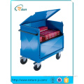 ningbo high quality logistics transport steel box cart